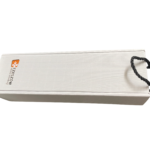 białe pudełko promocyjne z logo miasta