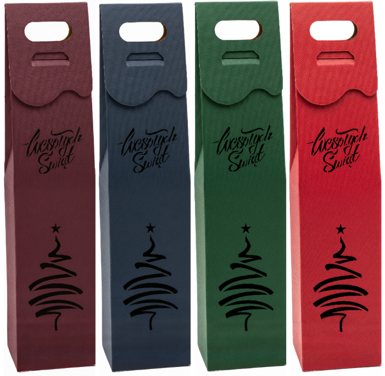 Firmowe opakowania na wino na święta