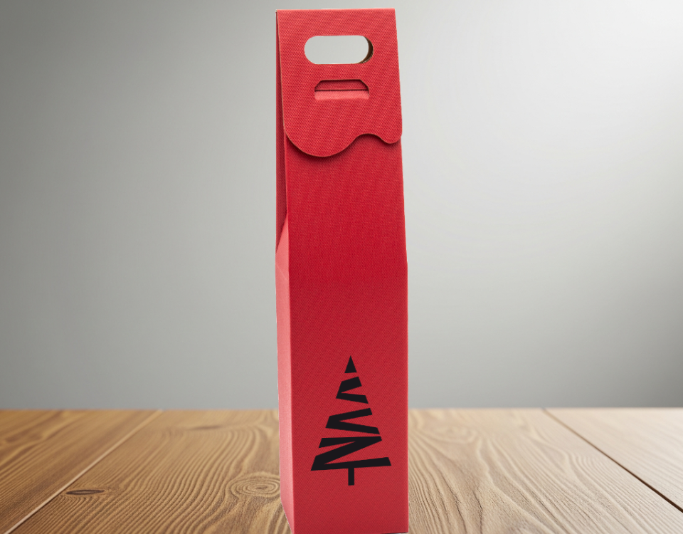 czerwone pudełko świąteczne